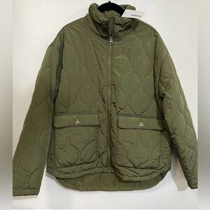 Sonoma Women's Quilted Jacket Olive Woman's Size M